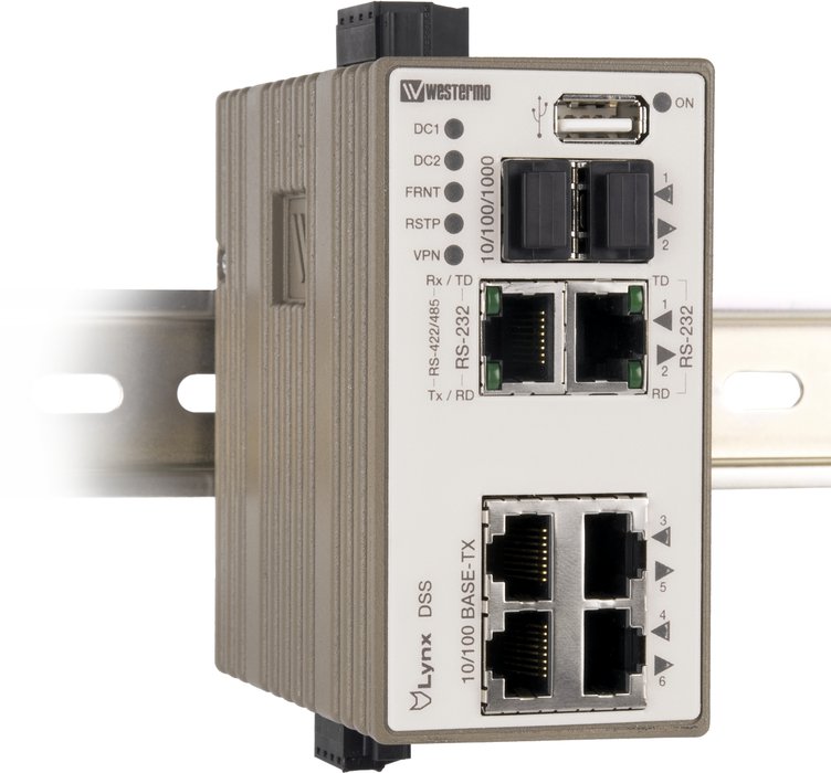 Westermo serverbryter gir IP-forbindelse til gamle serieapparater og ruterfunksjonalitet